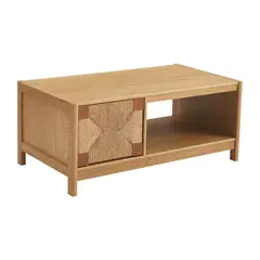 JUST HOME COLLECTION - Mesa de Centro H25-0945 Café 101.6x56x43 cm