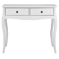 JUST HOME COLLECTION - Tocador 2 Cajón(es) Clásico 100x78x45 cm Blanco