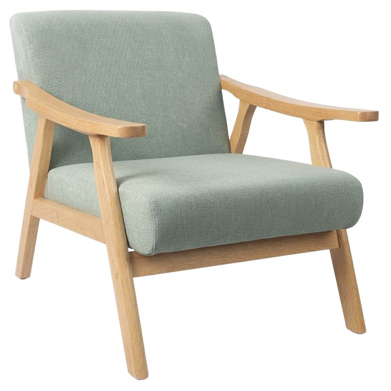 Poltrona 1 cuerpo Inuye 61x74x72 cm Verde