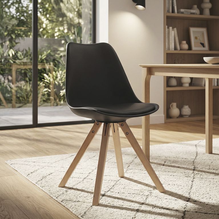 Silla Copper Negro 80x47x52 cm