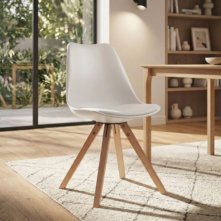 Silla Copper Blanco 80x47x52 cm