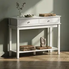 JUST HOME COLLECTION - Arrimo Nora Blanco 100x35x76 cm