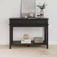 JUST HOME COLLECTION - Arrimo Nora Negro 100x35x76 cm