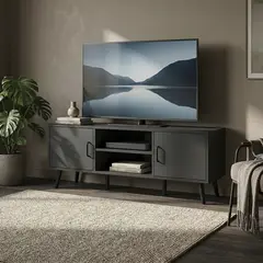 JUST HOME COLLECTION - Mesa TV 55 " Lugo Gris 120x46.5x40 cm
