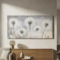JUST HOME COLLECTION - Cuadro Diente León 2 120x60 cm