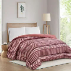 JUST HOME COLLECTION - Plumón 2 Plazas Sherpa Lineas