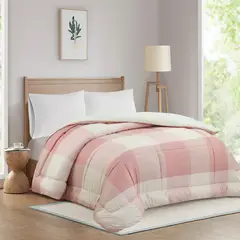 JUST HOME COLLECTION - Plumón 1,5 Plazas Sherpa Cuadrillé