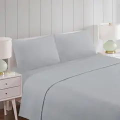 JUST HOME COLLECTION - Sabana Marfil 2 plazas No aplica Hilos Beige