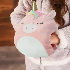 JUST HOME COLLECTION - Calienta Manos Animales Verde,Rosa 35x40 cm