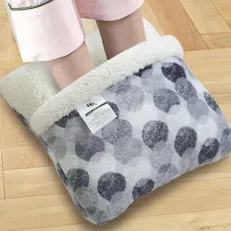 JUST HOME COLLECTION - Calienta Pies Sherpa Estampado 40x40 cm