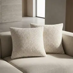 JUST HOME COLLECTION - Set 2 Cojines Decorativos Suave 40x40cm