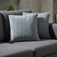 JUST HOME COLLECTION - Set 2 Cojines Decorativos Suave 40x40cm