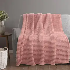 JUST HOME COLLECTION - Manta Sherpa Lineas 125X150