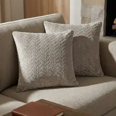 JUST HOME COLLECTION - Set 2 Cojines Decorativos Suave 40x40cm