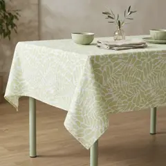JUST HOME COLLECTION - Mantel Rectangular 150x250 cm Terra Hoja Verde/Blanco