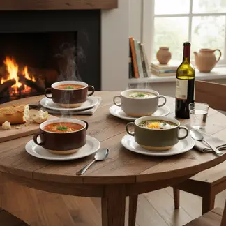 JUST HOME COLLECTION - Tazón 440 ml Cerámica Orejas Colores Surtidos