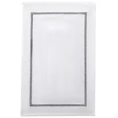 JUST HOME COLLECTION - Juego de Servilletas Rectangular 40x60 cm Blanco