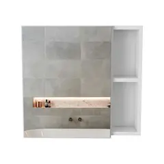 RTA DESIGN - Botiquin de baño Gabinete Omari 50 x 47.3 cm con repisas