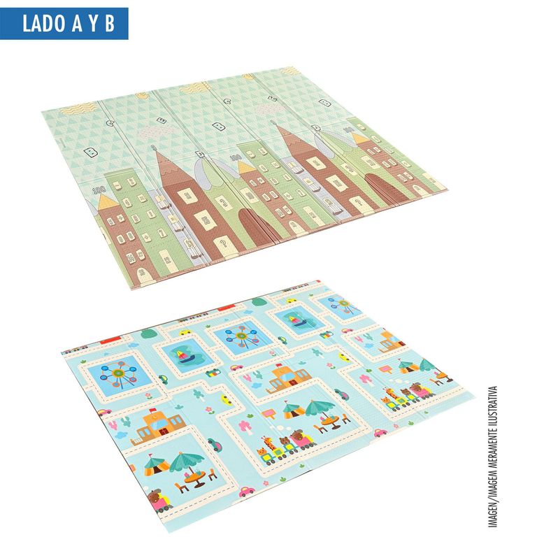 Alfombra Infantil 148x197 cm Multicolor
