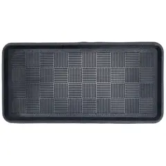 JUST HOME COLLECTION - Limpiapies Negro 40x81 cm