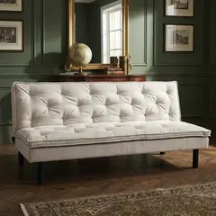 JUST HOME COLLECTION - Futón Tapizado Beige 183x91x79 cm