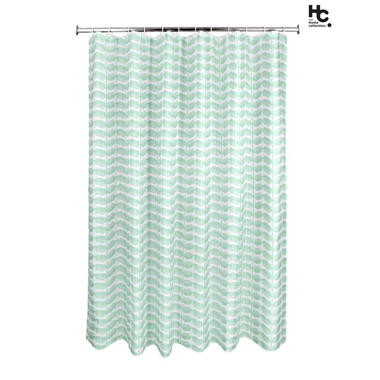 Cortina De baño 178x180 cm Verde