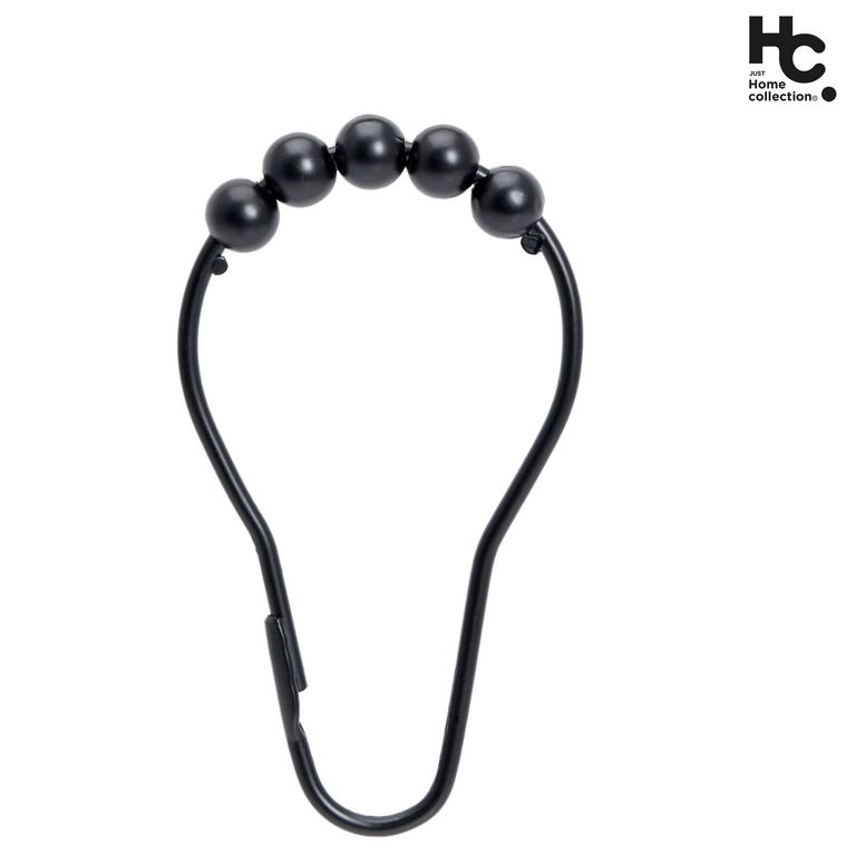Set 12 Ganchos Para Cortina Metal Eco