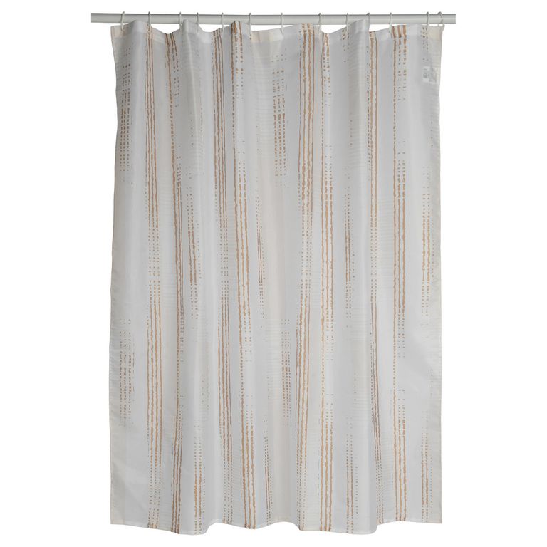 Cortina De baño 180x180 cm Beige