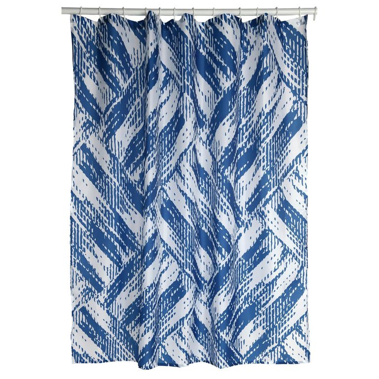 Cortina De baño 180x180 cm Azul