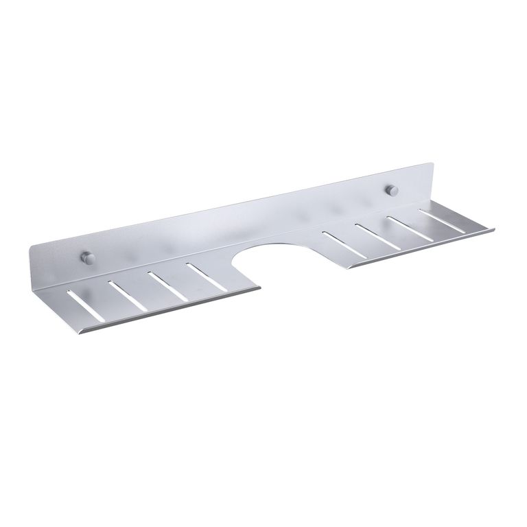 Repisa de baño fija cromo