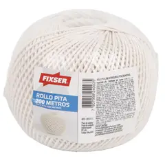 FIXSER - Pita Poliéster Rollo 1.5 cm 7.5 cm Natural