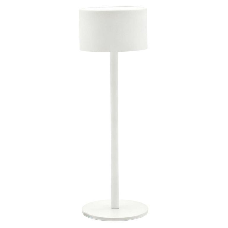 Lampara de mesa regargable CCT blanco