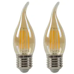 DAIRU - Pack 2 Ampolletas Led 4 W E27 400 lm Luz Cálida