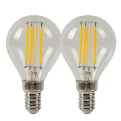 DAIRU - Pack 2 Ampolletas Led E14 500 lm Luz Cálida