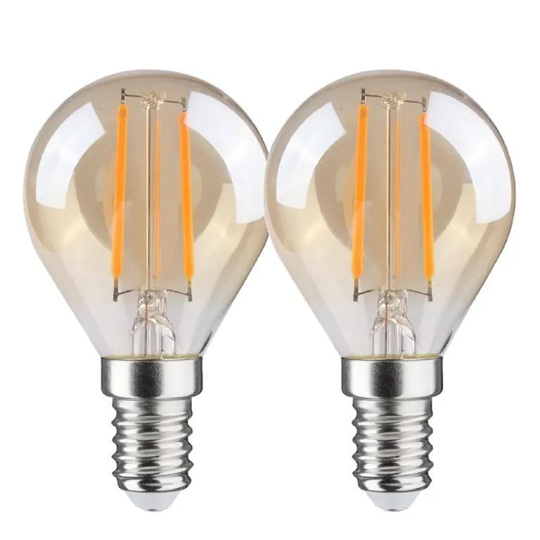Pack 2 Ampolletas Led 4 W E14 400 lm Luz Cálida