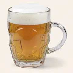 JUST HOME COLLECTION - Juego 2 Vasos de Cerveza 520 ml Transparente
