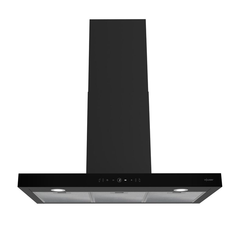 VOLKER Campana Deco T Touch y Gestual 90 cm Negra
