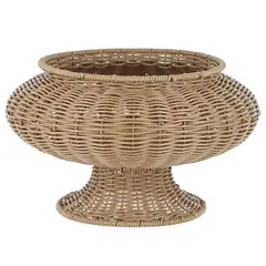 JUST HOME COLLECTION - Canasto de Mimbre 34x20x34 cm