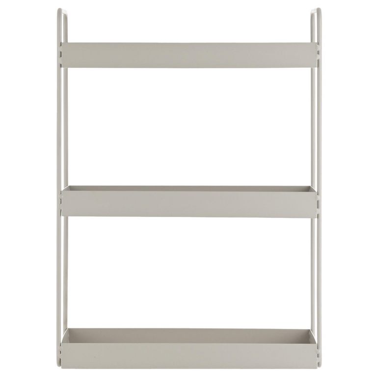 Estante mesa Metal 3 Nivel(es) 31x43x15 cm Gris