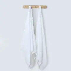 JUST HOME COLLECTION - Set 2 Toalla Baño Cuerpo 500 gr 100% Algodón 70x140cm