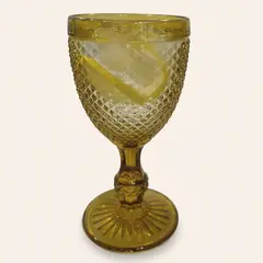 JUST HOME COLLECTION - Copa de Licor 300 ml Vidrio Ámbar
