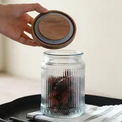 JUST HOME COLLECTION - Canister de vidrio Terra