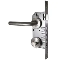 FIXSER - Cerradura de acceso Tubular Embutida Niquel Satinado