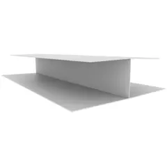 HOLZTEK - Union H 2.90 m Blanco Liso Mate