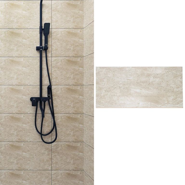 Cerámica 30x60 cm Malaga Gris 1.8 m2