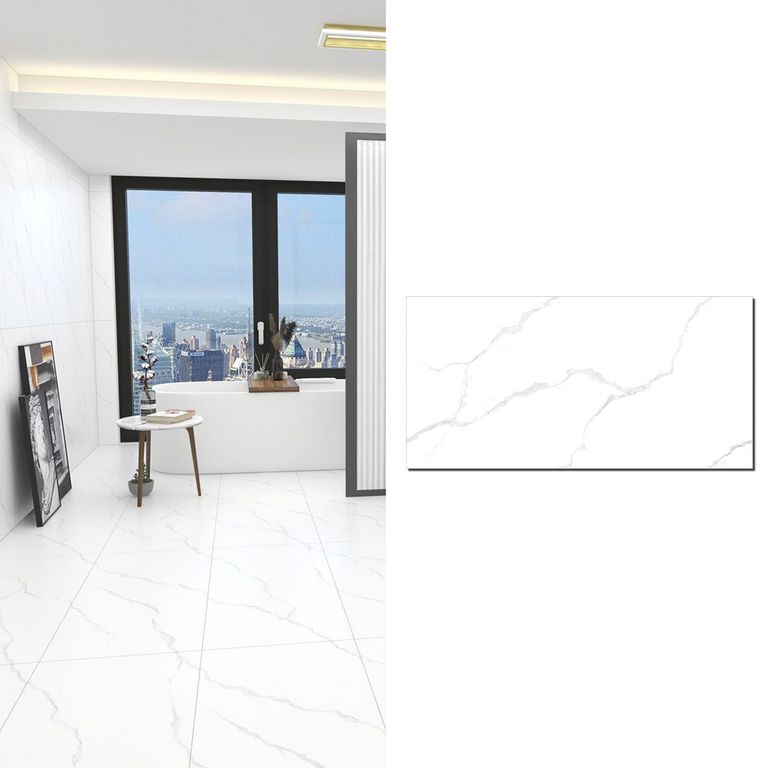 Porcelanato 60x120 cm Milano White Blanco 2.16 m2