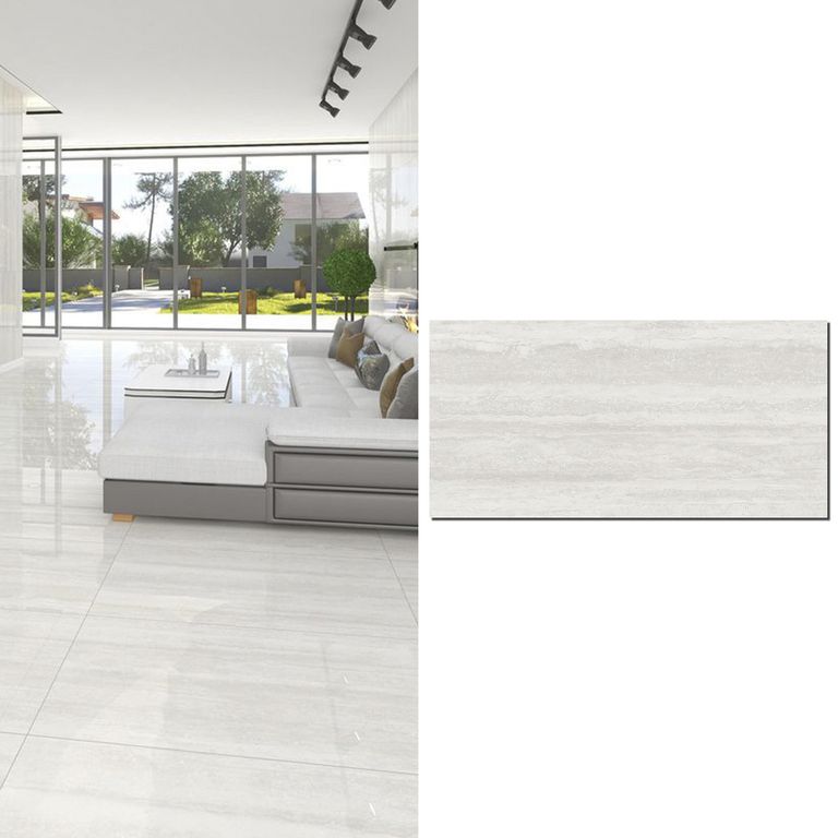 Porcelanato 60x120 cm Travertine Grey Gris 2.16 m2