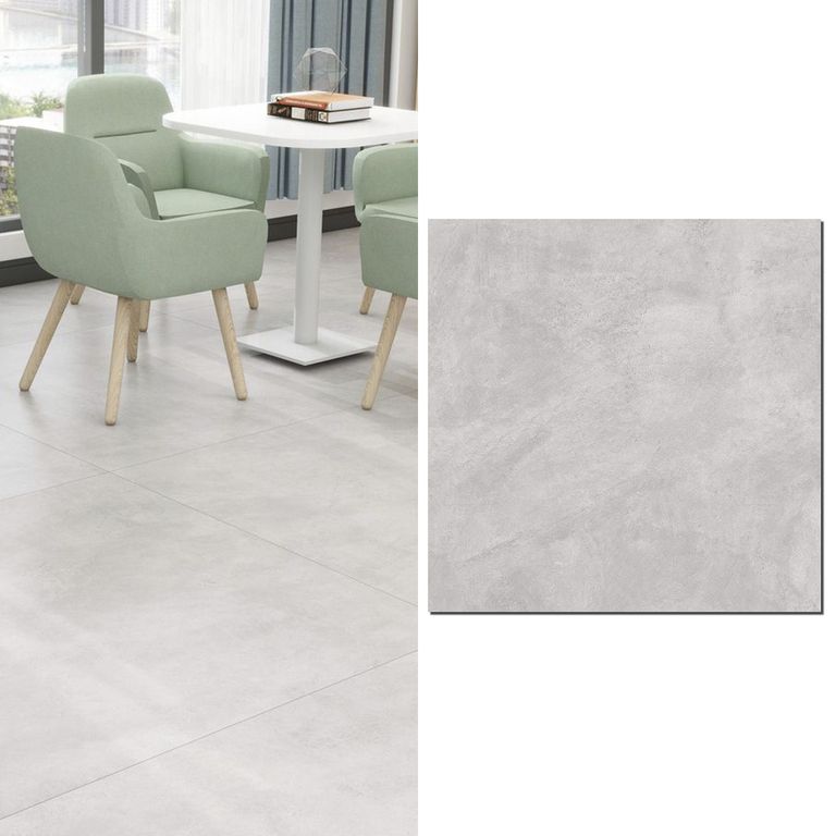 Porcelanato 120x120 cm Udine Grey Gris 2.88 m2