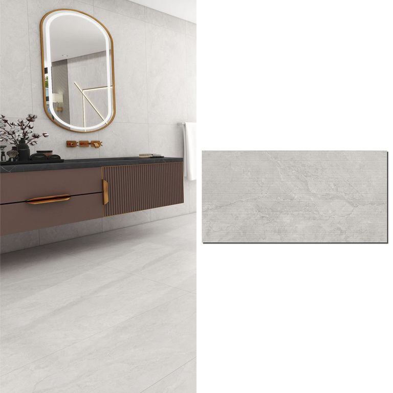 Porcelanato 60x120 cm Nobili Grey Ran Gris 1.44 m2