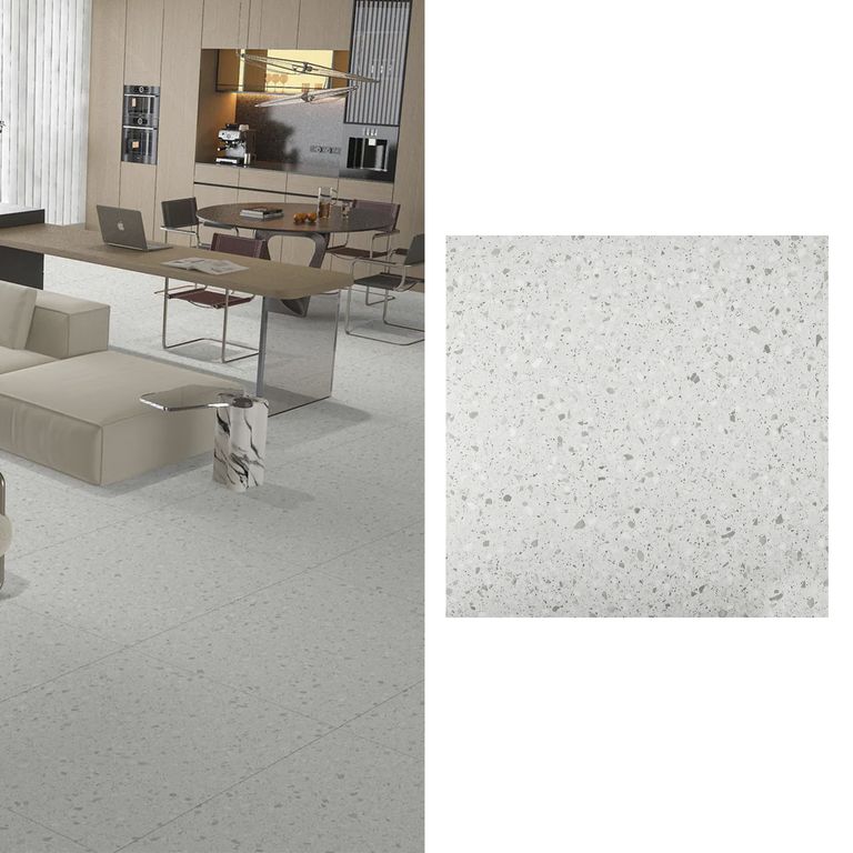 Piso vinílico 2 mm 45x45 cm Bombay Gris 4.45 m2